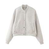 Women's Explosive Autumn And Winter New Soft Loose Bomber Jacket