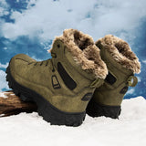 Leisure Sports Men's Outdoor Cotton Shoes Fashion Snow Boots Outdoor Hiking Shoes Cotton Shoes Men's