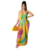 Zingj New Women's Casual Loose Print Cotton Slip