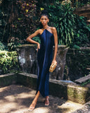 Long Skirt V-neck Nightclub Evening Party Women's