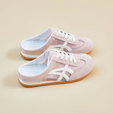 Version Of The First Half Slippers Women's Summer Wear 2025 New Mesh Breathable Bottom Casual Women's Shoes One-Legged
