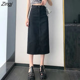 Women Denim Leisure Fashion Daily Preppy Punk Style Simple Vintage Harajuku Female Clothes Empire Friends Comfortable