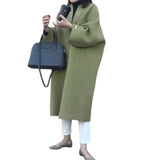 Women's Clothing 2025 Autumn And Winter New Coat Temperament Commuter Solid Color Korean Version Of The Loose