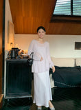 Xixi 2025 Autumn Dress New High-Waisted Vertiny Temperament Sling Dress High-End Long Dress Women