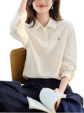 Temperament With Light And Thin Long-Sleeved Casual Shirts In The Spring Of 2025 New Basic Classic Commuter Shirts To Reduce The Age And