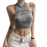 Spring 2024 New Women's Clothing Solid Color Body-Cuff-Enavel Fashion Collar Printing Sleeveless