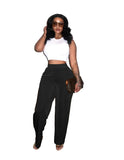 Zingj New Women's Casual Fleette Wide-Leg