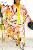 Piece Matching Pants Sets Clothes African Women Suits 2023 Summer Maxi Dress Suits Eid Mubarak Muslim Boubou Robe