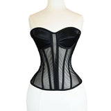 Single-Yarn Three-Dimensional Tector-Bo Corset Corset Corset Wedding Dress Bottom Perspective Cool Can Stand Up