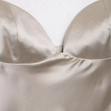 New Fashion Temperament Female Heart-Shaped Collar Silk Shamanic Slingen