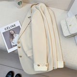 Zingj Suit Jacket Female 2024 Spring New Casual Temperament Socialite Senior Sense Fried Street Popular Suit This
