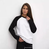 Long-Sleeved T-Shirt Women 2025 Spring And Autumn Bumping Tie-Up Bottom Shirt Loose Round-Neck Cotton