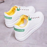 White Shoes Women Autumn 2025 New Low-Help Korean Version Of The Female Breathable Leather Panel