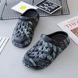 Men's New Summer Wear Sports Driving Two Holes To The Foot Feel Anti-Slip Beach