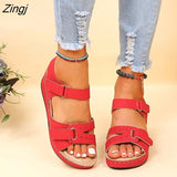Shoes Woman Platform Sandals Women Soft Leather Casual Open Toe Gladiator Wedges Trifle Mujer Women