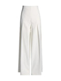 Summer New Fashion Temperament Pleated Design Sense Single Jacket High Waist Straight Leg Wide Leg Pants Suit