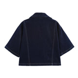 New Pocket-Dressed Denim Shirt 7484064 Double Skirt