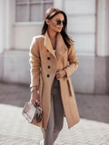 Women's Woolen Solid Color Lace-up
