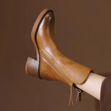 Yards Chelsea Boots Autumn Rough And Brown Short Boots Handsome Style Retro To Make Old Wiping Martin