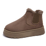 Velvet Round Head Jacket Cotton Boots 2025 Autumn And Winter New 44 Large Thick Snow Boots