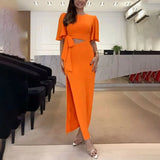 2025 New Women's Temperament Solid Color Tie With Lumbar Collar Open Dress Women