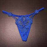 Trousers Female Water-Soluble Flower Perspective Sexy No-Scarred Seduction Summer 2025 New Low-Rise Hot Trousers