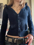 Hair Splicing Hooded Jacket 2025 Autumn Fashion Sweat Jacket New