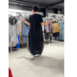 Fake Two-Piece Printed Long