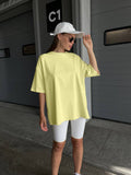 Cotton Collar Solid Color T-Shirt Girl 2025 Spring And Summer New Hot Cotton Short-Sleeved