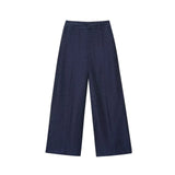 Women's Temperament Commuting Suit Double Sleeveless Vest + Wide Leg Pants 3191052