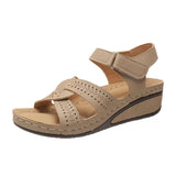 Summer New Large-Size Casual Sandals Roman Wind Women's Shoes Women's Slope