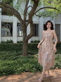 Zingj Break French Retro Senior Sense Show Thin Temperament Fairy Beautiful Super Fairy Sen Holiday Romantic Sling