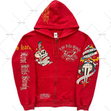 Zingj Popular Hip Hop Zipper Hoodies Men Y2K New Harajuku Vintage Sweatshirts Punk Rock Plus Size Loose Anime Hoodie Cardigan 102-1-Outfit