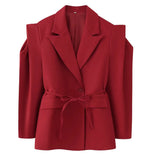 Explosion Women's Waistband Bandwidth Shoulder-To-Shoulder Suit