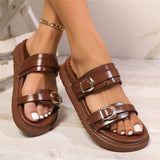 Summer With Buckle With Soft Bottom Comfortable Fashion Beach Cool Slippers Women Outside The