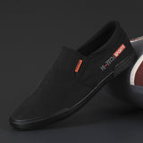 Men's Shoes Korean Version Of Fashion Casual Shoes Pure Color Trend Shoes One Foot Lazy Shoes Set Sail Canvas Shoes Flat Plate