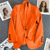 Zingj White Suit Jacket Female 2024 Spring And Autumn New Casual Temperament Spring And Autumn Fried Street Small Suit Jacket