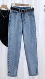Women Harem Pants Female High Waist Jeans Casual Denim Pantalon Femme Vintage