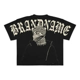 Y2K Harajuku Style T-Shirt Men's Hip-Hop Graphic Printing Cotton Punk