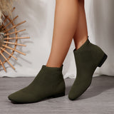 Size Women's Boots In The Barrel Black Boots Large Size Lady Short Boots In The Head Boots High Heel Boots Women's Shoes