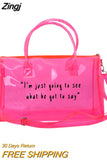 Transparent Waterproof Yoga Gym Bag Outdoor Sports Fitness Handbag Unisex Hiking Yoga Messenger Bag Workout Shoulder
