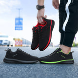 Men's Shoes 2025 Summer New Men's Large Size Lightweight Running Shoes Flying Breathable Trend Casual