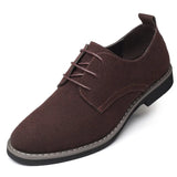 Zingj Men's Plus Size Frosted Casual Shoes Fashion British Lace Leather Shoes Men's Anti Velvet Shoes Wenzhou Shoes