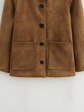 Brown Suede Overshirt- Outfit