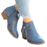 Short-Box Martin Boots 2025 Autumn And Winter New Zipper Flat Bottom Leisure Snow Boots Cotton Boots Thick Bottom