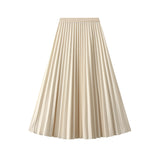 The High-Rise Organ Hundred-Fold Half-Dressed Dress Woman 2025 Autumn And Winter Half-Time A-Word A-Word 100-Fold Skirt