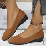 2025 New Large-Size Tip-Tloping Single Shoes Women's Bean Shoes Sports Casual