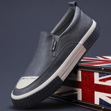 The Autumn Of 2025, The New Men's Shoes Trend Casual Men's Board Shoes Are Light And Easy-Wear Leather