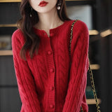 Design Sense Of The Star Short-Sleeved Hooded Knitted Sweater Women's Autumn And Winter Slim