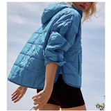 Autumn And Winter New Fashion Loose Long-Sleeved Hooded Cotton Jacket Warm